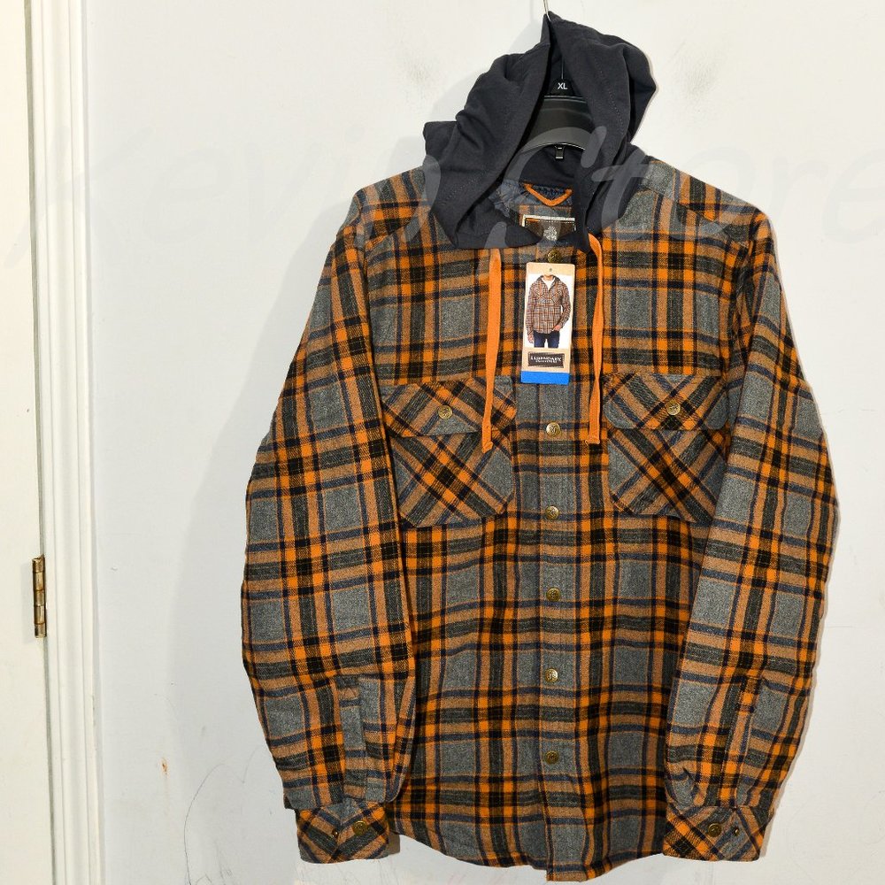 NWT Legendary Outfitters men shirt jacket Brown